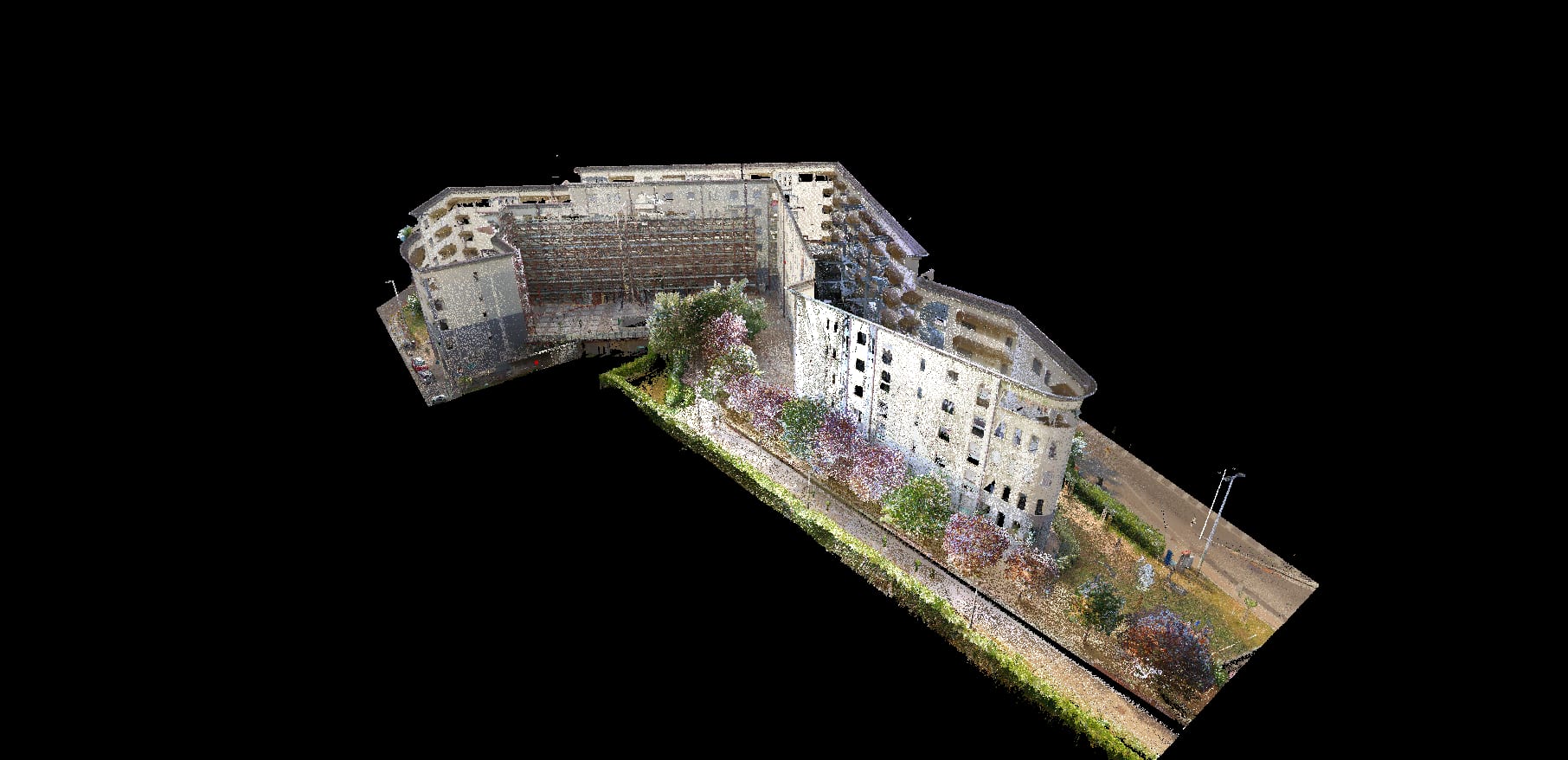 Condominio via Vittorio Gui - prospetto esterno 2