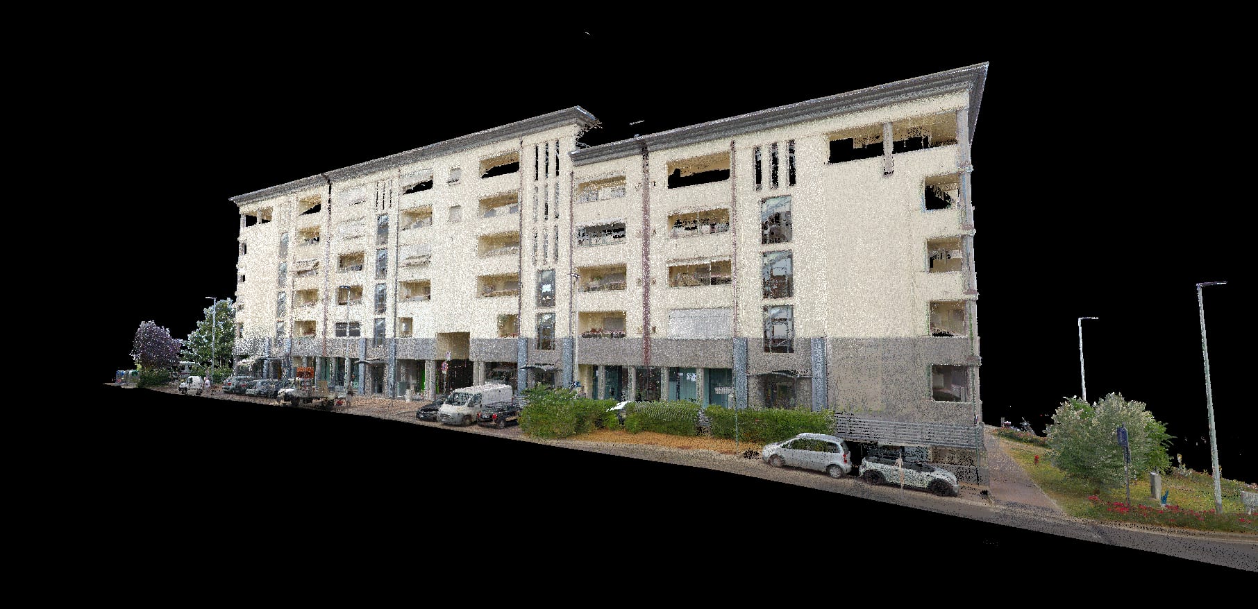 Condominio via Vittorio Gui - prospetto esterno 4
